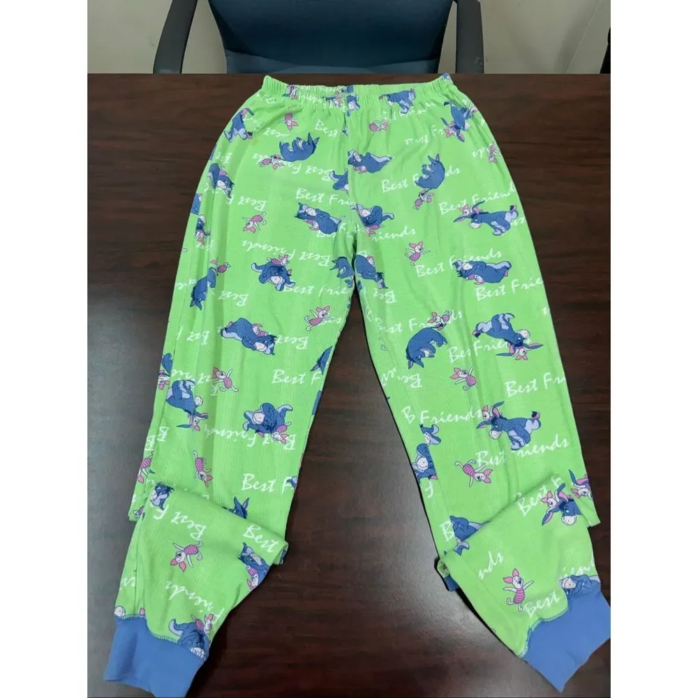 Disney Winnie The Pooh Eeyore and Piglet Pajama Set Size Medium - Picture 8 of 12